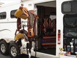 An electric saddle rack is a real back and shoulder saver.